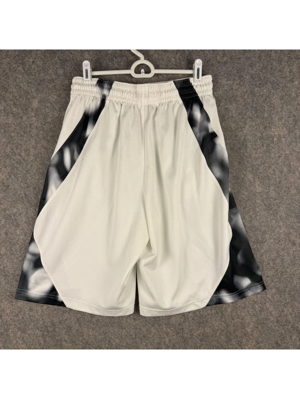 Nike Elite Posterize Dry Basketball Shorts AJ4217 White Black Men Large 11” 352